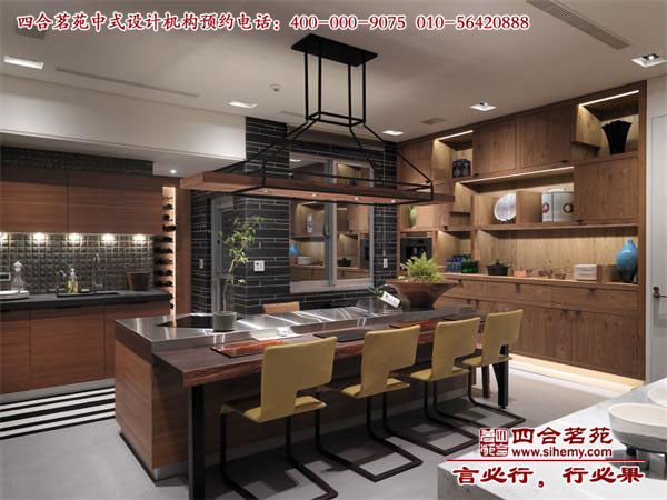開放式廚房設計 別墅廚房裝修效果圖上看開放式廚房設計