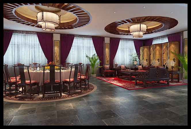 中式酒店設(shè)計(jì)效果圖